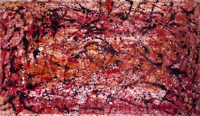 Hans Jorgen Hammer Abstract Red Spain oil painting art